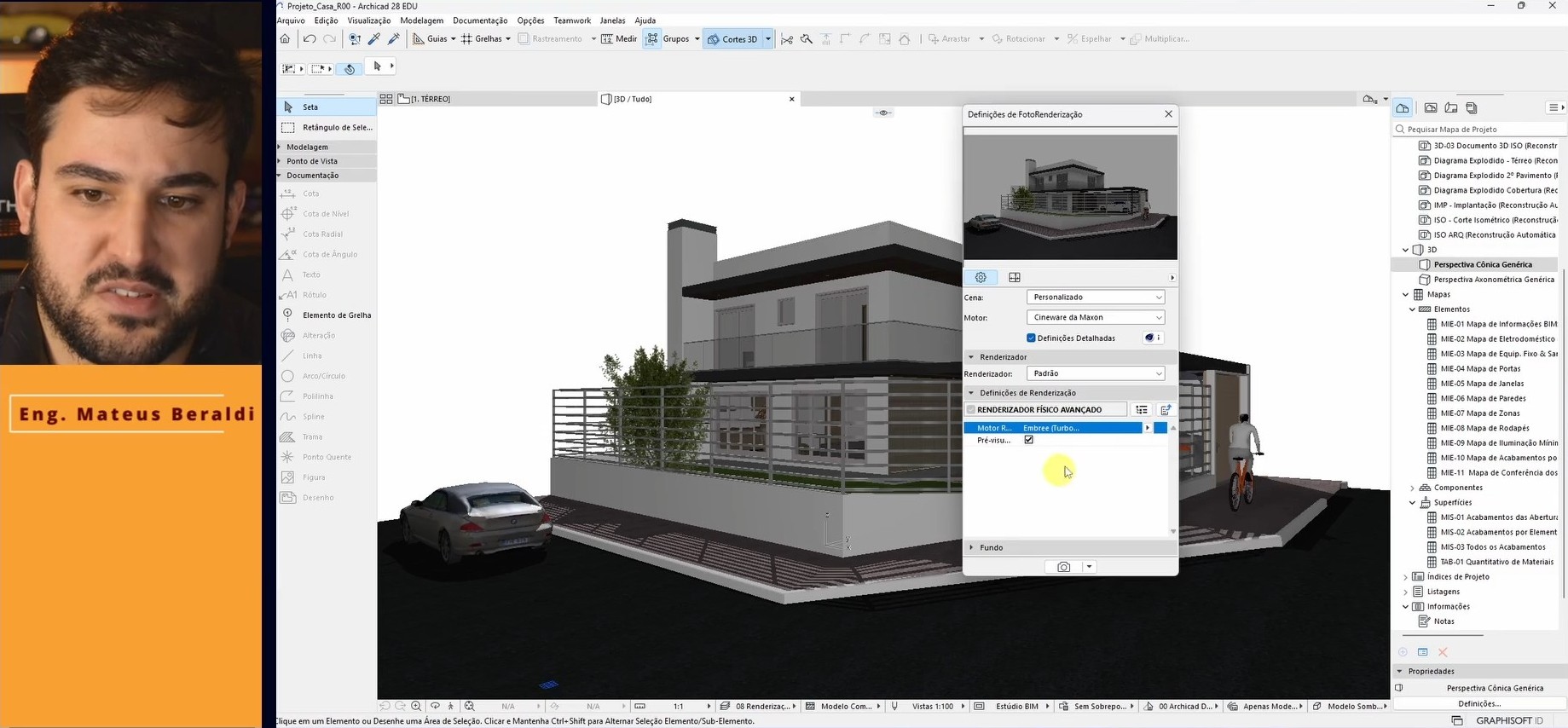 ArchiCAD 28: Executivo e Orçamento em BIM
