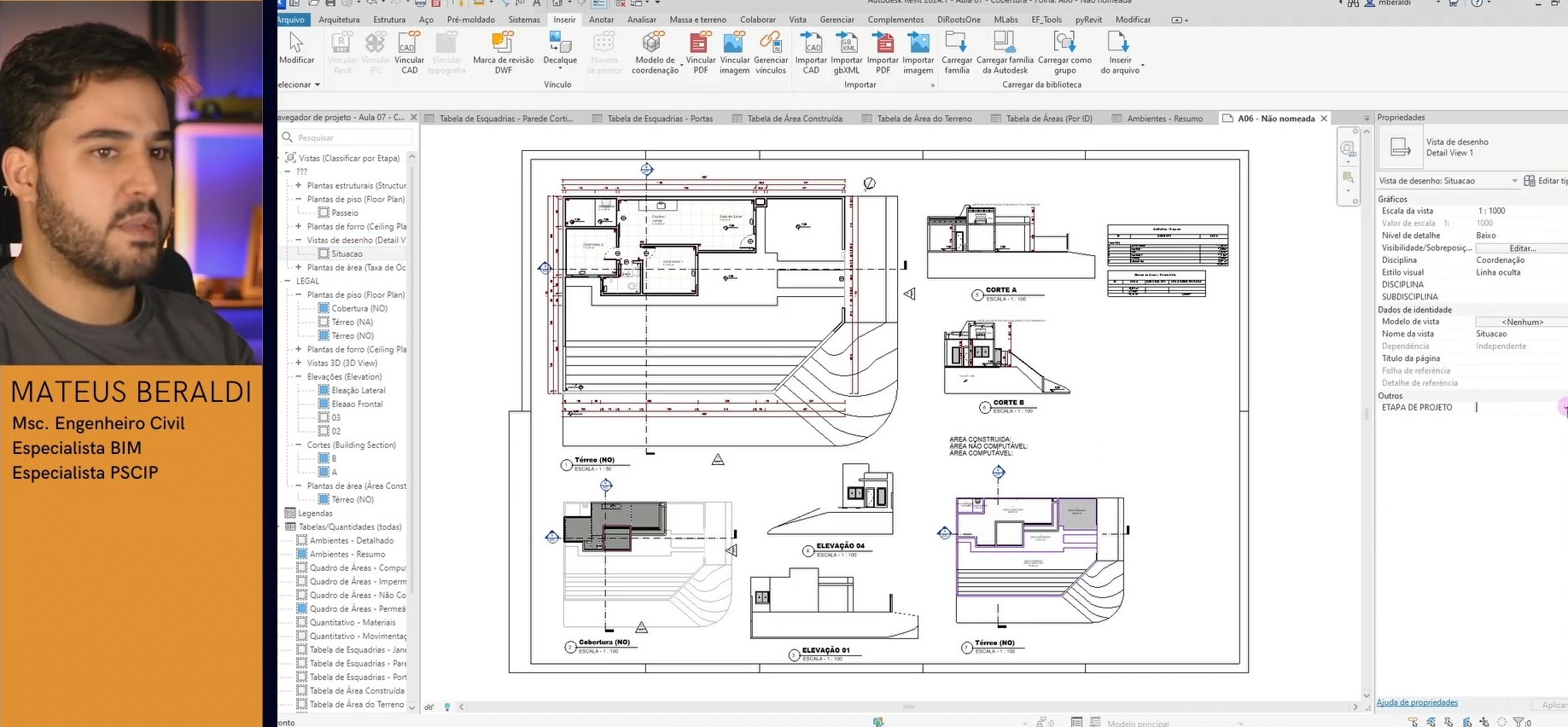 Projetos de Prefeitura no Revit