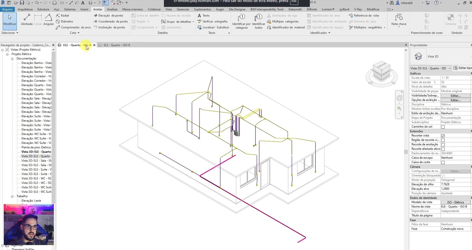 Revit MEP Elétrico: Projetos Residenciais