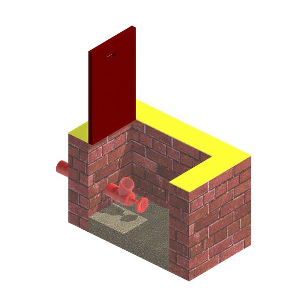 Registro de recalque do Template PSCIP renderizado em 3D